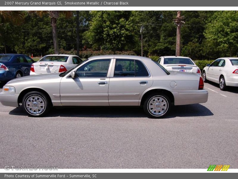 Smokestone Metallic / Charcoal Black 2007 Mercury Grand Marquis GS