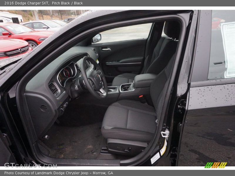 Pitch Black / Black 2016 Dodge Charger SXT