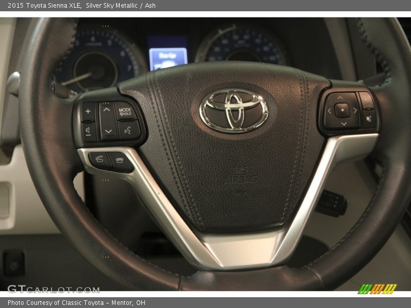 Silver Sky Metallic / Ash 2015 Toyota Sienna XLE