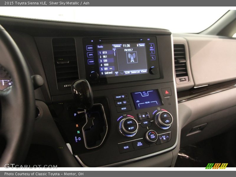 Silver Sky Metallic / Ash 2015 Toyota Sienna XLE