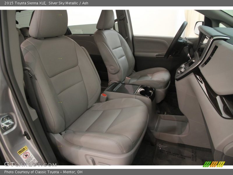 Silver Sky Metallic / Ash 2015 Toyota Sienna XLE