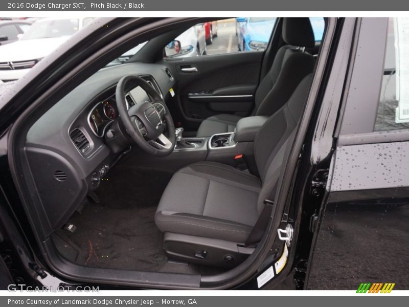 Pitch Black / Black 2016 Dodge Charger SXT