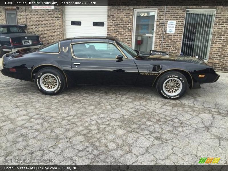 Starlight Black / Black 1980 Pontiac Firebird Trans Am