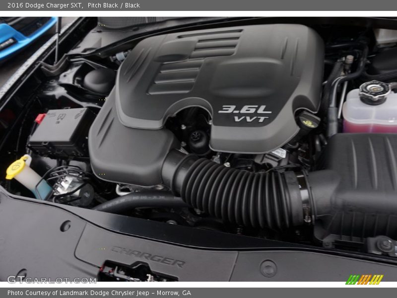 Pitch Black / Black 2016 Dodge Charger SXT