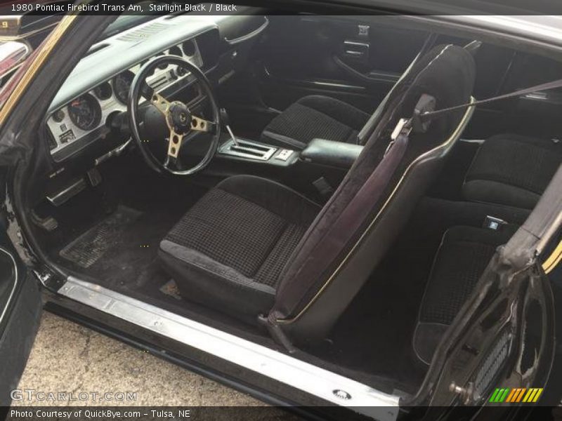 Starlight Black / Black 1980 Pontiac Firebird Trans Am