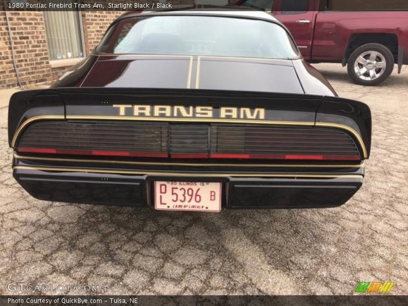 Starlight Black / Black 1980 Pontiac Firebird Trans Am