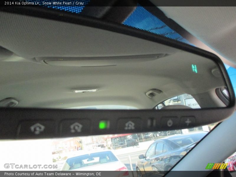 Snow White Pearl / Gray 2014 Kia Optima LX