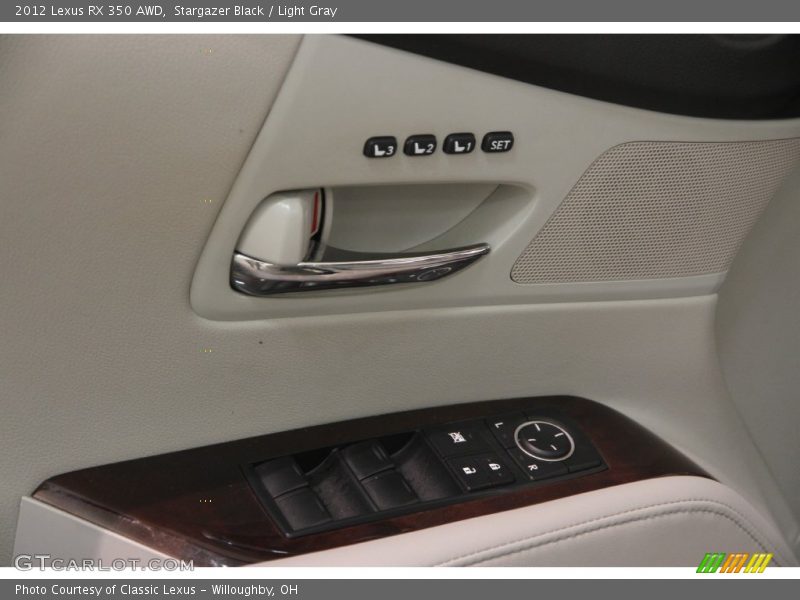 Stargazer Black / Light Gray 2012 Lexus RX 350 AWD