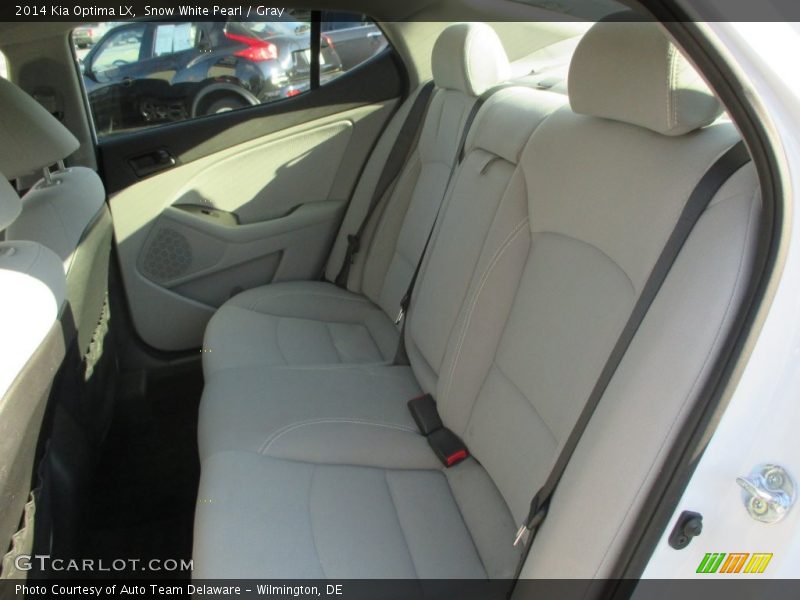 Snow White Pearl / Gray 2014 Kia Optima LX