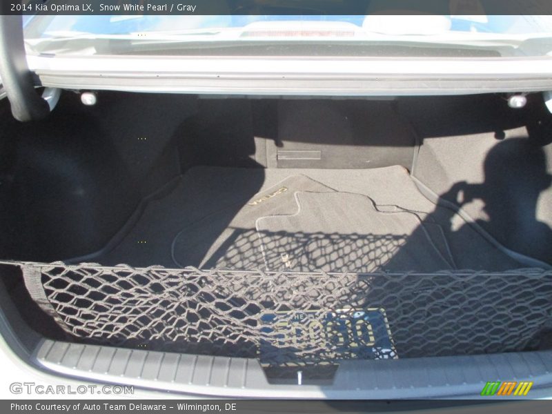 Snow White Pearl / Gray 2014 Kia Optima LX
