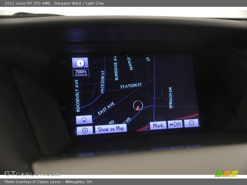 Stargazer Black / Light Gray 2012 Lexus RX 350 AWD