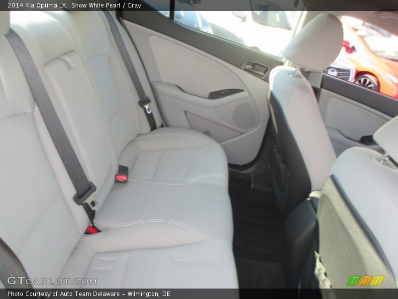 Snow White Pearl / Gray 2014 Kia Optima LX