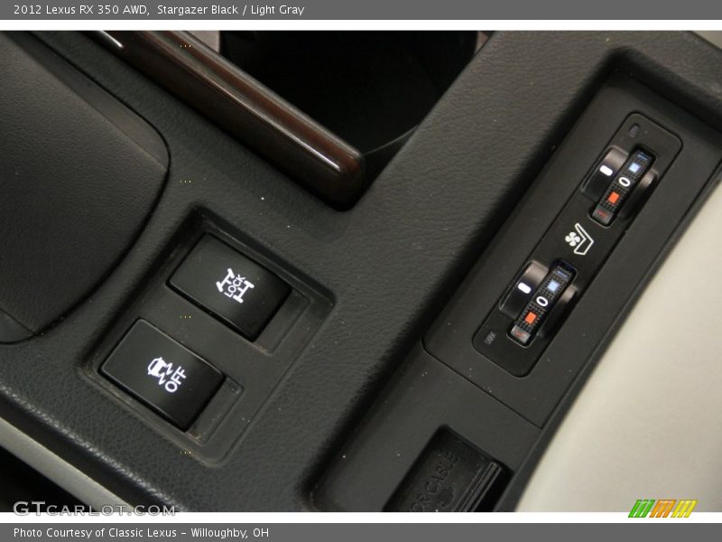 Stargazer Black / Light Gray 2012 Lexus RX 350 AWD