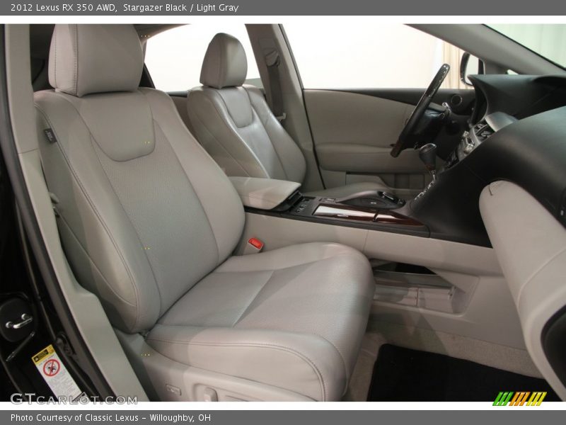 Stargazer Black / Light Gray 2012 Lexus RX 350 AWD