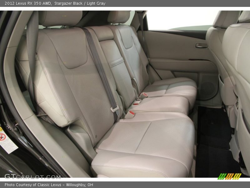 Stargazer Black / Light Gray 2012 Lexus RX 350 AWD