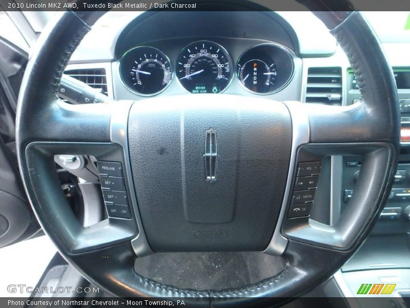Tuxedo Black Metallic / Dark Charcoal 2010 Lincoln MKZ AWD