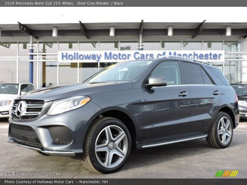 Steel Grey Metallic / Black 2016 Mercedes-Benz GLE 350 4Matic