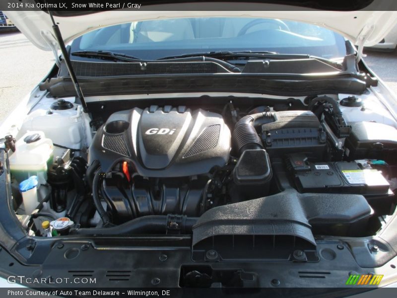 Snow White Pearl / Gray 2014 Kia Optima LX