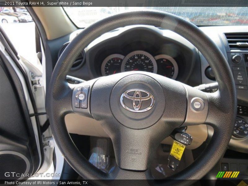Super White / Sand Beige 2011 Toyota RAV4 I4