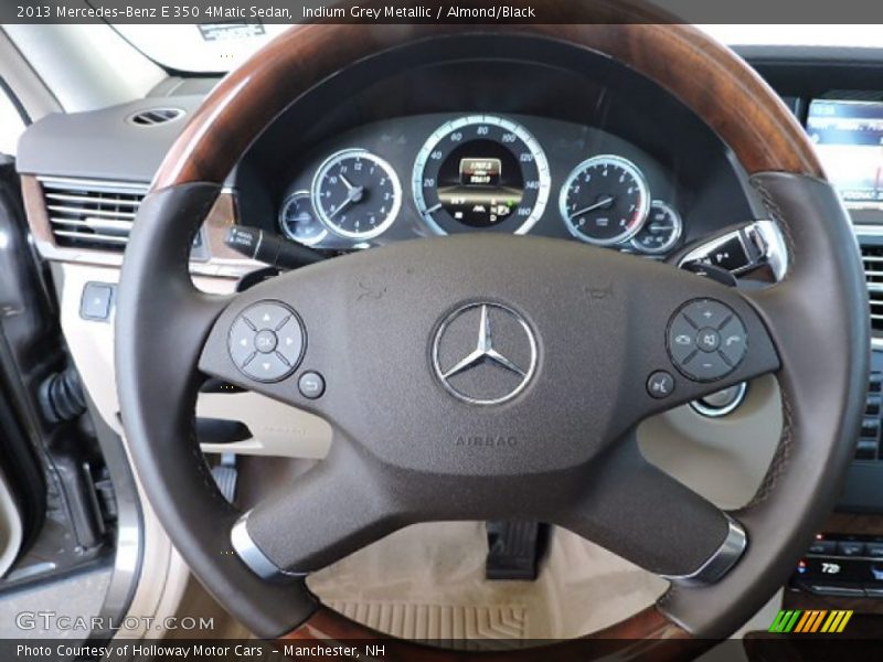 Indium Grey Metallic / Almond/Black 2013 Mercedes-Benz E 350 4Matic Sedan
