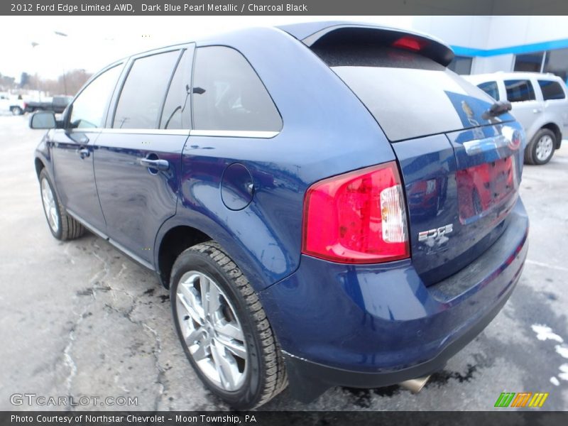Dark Blue Pearl Metallic / Charcoal Black 2012 Ford Edge Limited AWD