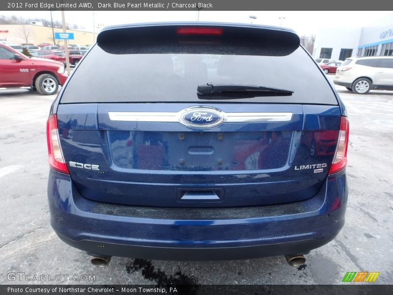Dark Blue Pearl Metallic / Charcoal Black 2012 Ford Edge Limited AWD