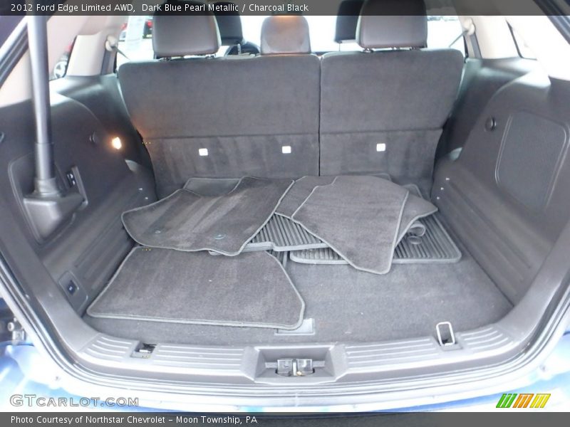 Dark Blue Pearl Metallic / Charcoal Black 2012 Ford Edge Limited AWD