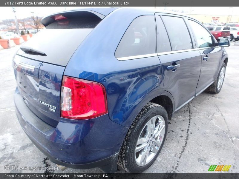 Dark Blue Pearl Metallic / Charcoal Black 2012 Ford Edge Limited AWD