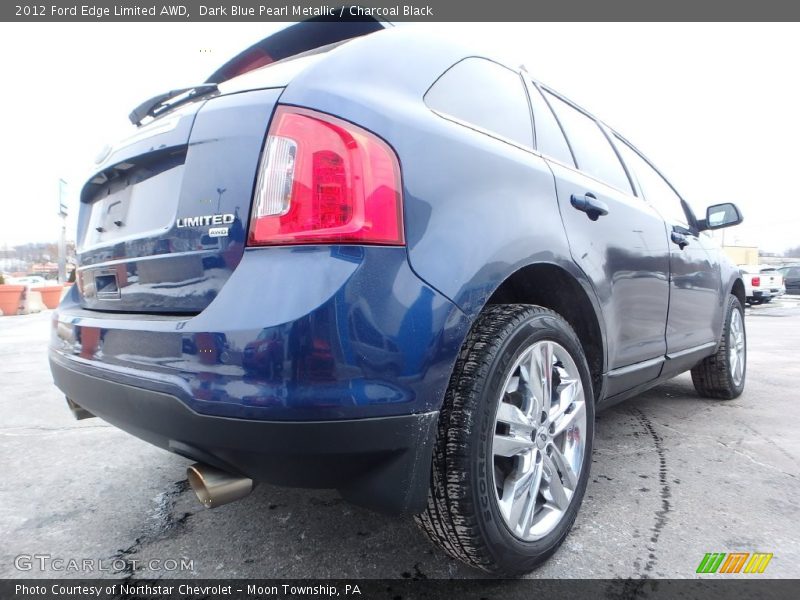 Dark Blue Pearl Metallic / Charcoal Black 2012 Ford Edge Limited AWD