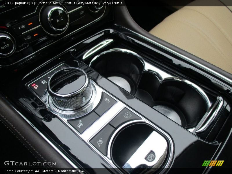 Stratus Grey Metallic / Ivory/Truffle 2013 Jaguar XJ XJL Portfolio AWD