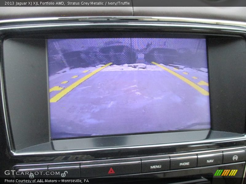 Stratus Grey Metallic / Ivory/Truffle 2013 Jaguar XJ XJL Portfolio AWD