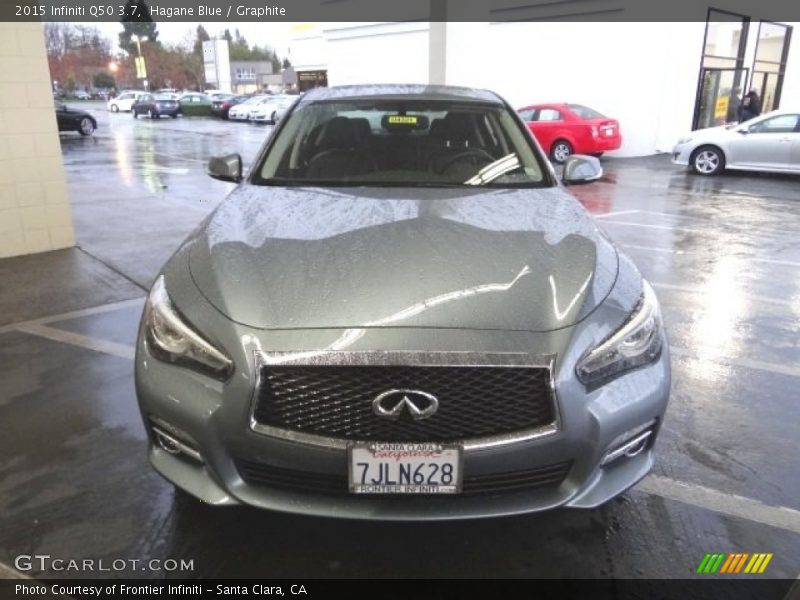 Hagane Blue / Graphite 2015 Infiniti Q50 3.7