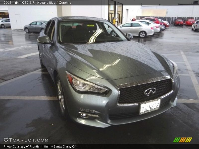 Hagane Blue / Graphite 2015 Infiniti Q50 3.7