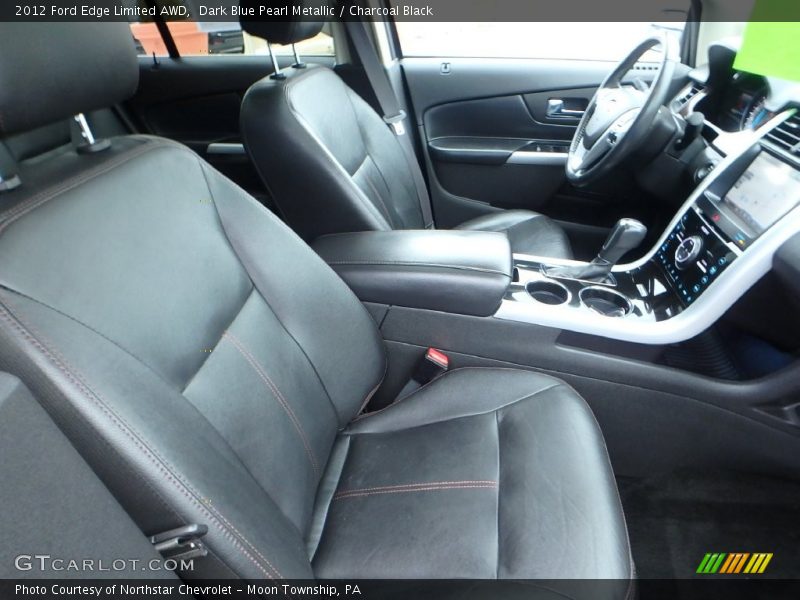 Dark Blue Pearl Metallic / Charcoal Black 2012 Ford Edge Limited AWD