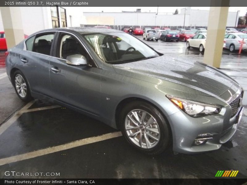 Hagane Blue / Graphite 2015 Infiniti Q50 3.7