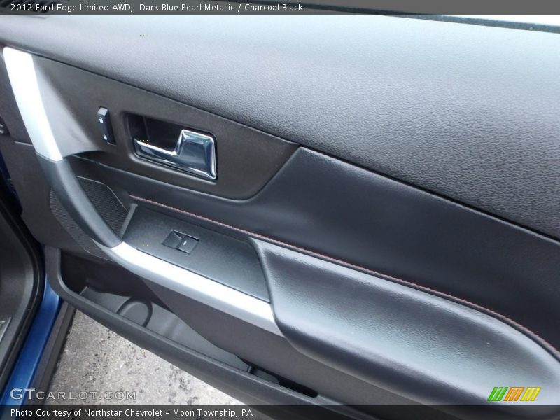 Dark Blue Pearl Metallic / Charcoal Black 2012 Ford Edge Limited AWD