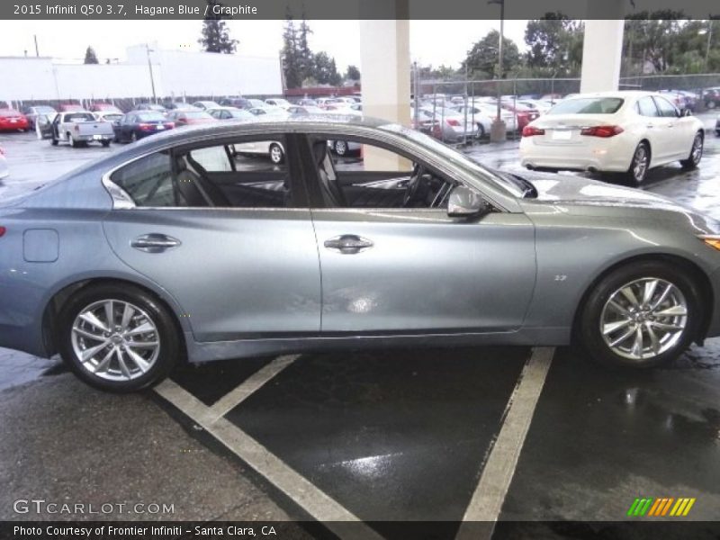 Hagane Blue / Graphite 2015 Infiniti Q50 3.7