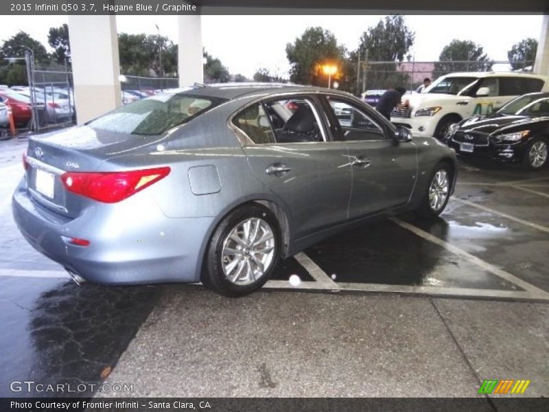 Hagane Blue / Graphite 2015 Infiniti Q50 3.7
