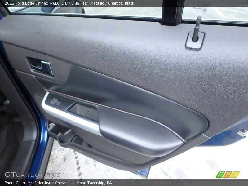 Dark Blue Pearl Metallic / Charcoal Black 2012 Ford Edge Limited AWD
