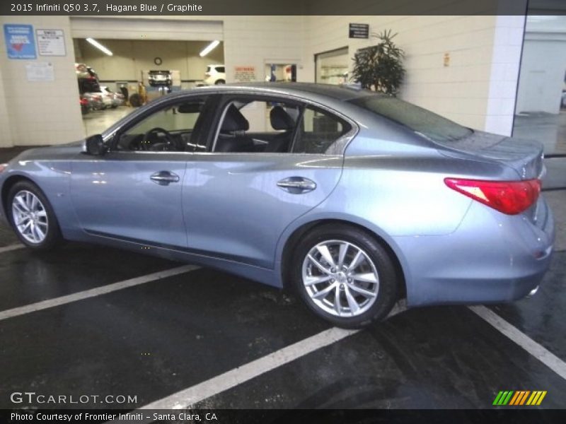 Hagane Blue / Graphite 2015 Infiniti Q50 3.7