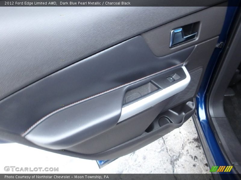 Dark Blue Pearl Metallic / Charcoal Black 2012 Ford Edge Limited AWD