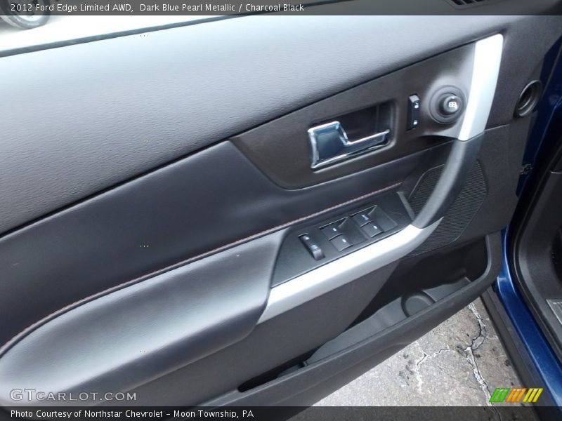 Dark Blue Pearl Metallic / Charcoal Black 2012 Ford Edge Limited AWD