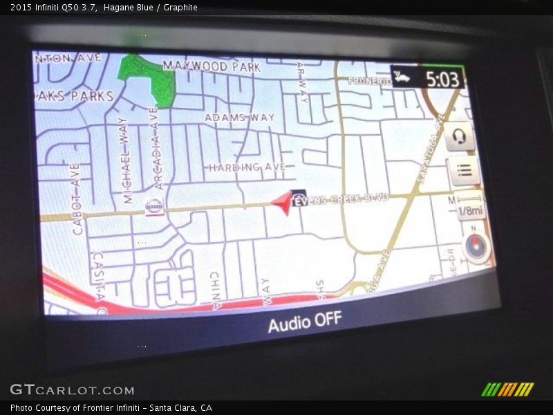 Hagane Blue / Graphite 2015 Infiniti Q50 3.7