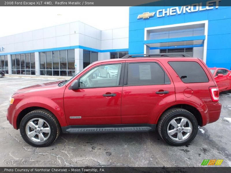 Redfire Metallic / Stone 2008 Ford Escape XLT 4WD