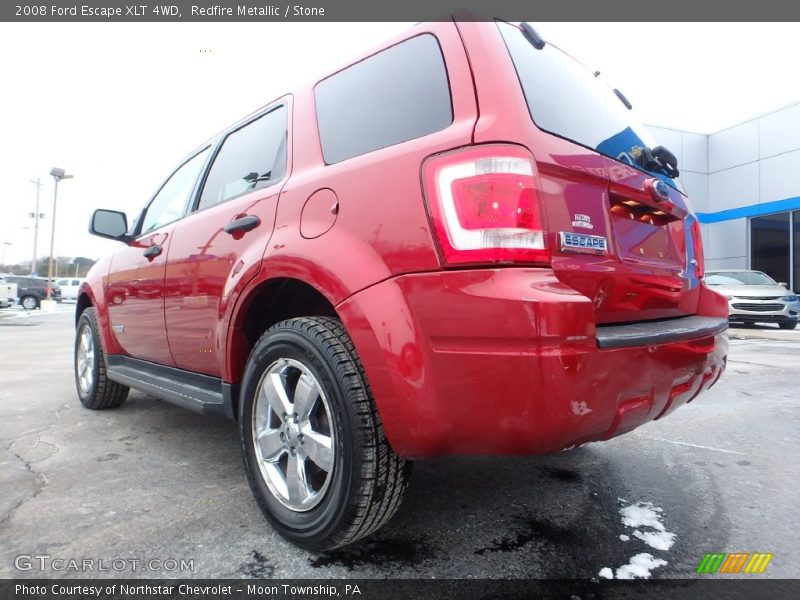Redfire Metallic / Stone 2008 Ford Escape XLT 4WD