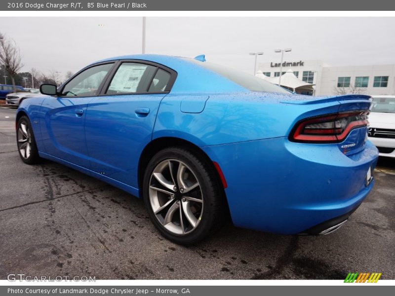 B5 Blue Pearl / Black 2016 Dodge Charger R/T