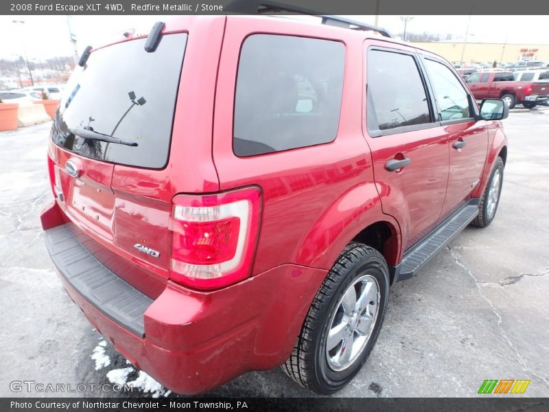 Redfire Metallic / Stone 2008 Ford Escape XLT 4WD