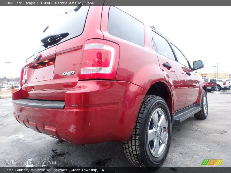 Redfire Metallic / Stone 2008 Ford Escape XLT 4WD