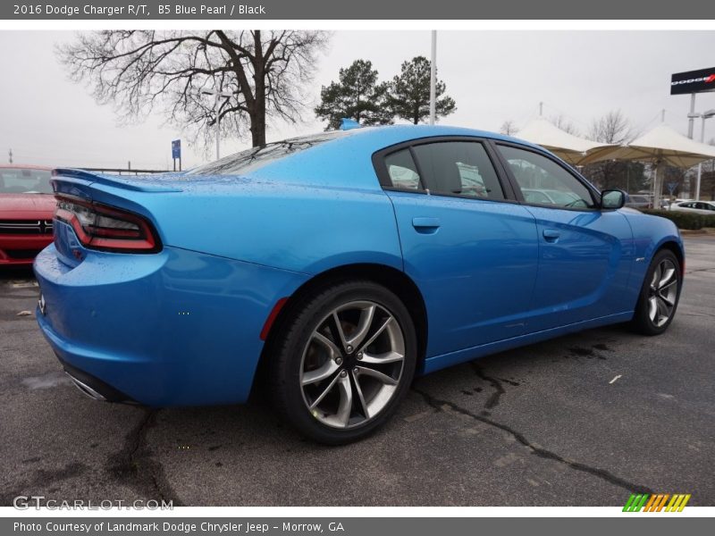 B5 Blue Pearl / Black 2016 Dodge Charger R/T