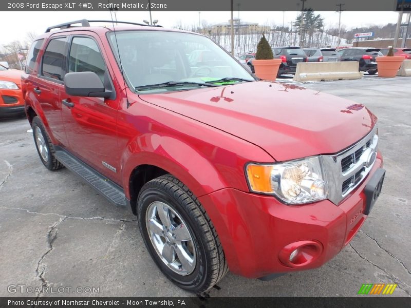 Redfire Metallic / Stone 2008 Ford Escape XLT 4WD
